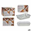 Set of Food Trays Kinvara Silver Aluminium 21 x 6 x 30,5 cm 12 Unit...