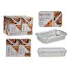 Set of Food Trays Kinvara Silver Aluminium 21 x 6 x 30,5 cm 12 Unit...