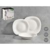 Dinnerware Set Vivalto White Opaline glass (2 Units) |  Plates, pla...