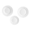 Geschirr-Set Vivalto F-LBP100-80-90 Weiß Opalglas (2 Stück) |  Gesc...