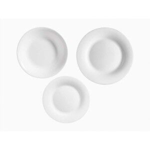 Service de Vaisselle Vivalto F-LP100-80-85 Blanc Verre opalin (2 Un...