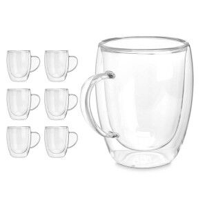 Mug Vivalto Transparent 340 ml (6 Units)