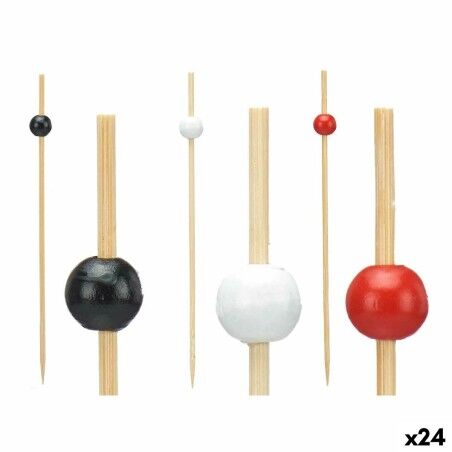 Ensemble de brochettes pour barbecue Kinvara Bambou (24 Unités) |  ...