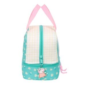 Lunchbox Peppa Pig Pretty flowers Gelb Minze 20 x 20 x 15 cm |  Wei...