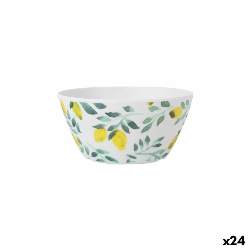 Snack Bowl La Mediterránea Lemon 15 x 8 cm (24 Units)