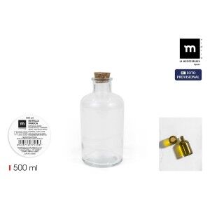 Bouteille en Verre La Mediterránea 500 ml 0,5 L (16 Unités) |  Verr...