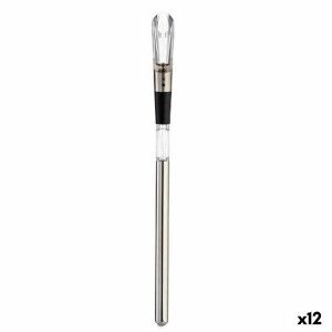 Wine Decanter Kinvara White Black Transparent Steel Stainless steel...