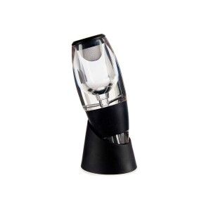 Wine Aerator Kinvara Black Transparent Stainless steel TPE Plastic ...