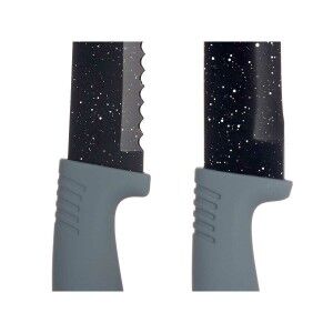 Knife Set Kinvara Black Stainless steel polypropylene 6 Pieces (6 U...