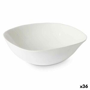 Bol Vivalto Blanc Verre opalin Carré 17,5 x 6 x 17,5 cm (36 Unités)...