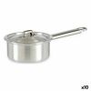 Saucepan with Lid Kinvara Silver Aluminium Ø 12 cm 600 ml 0,6 L 14 ...