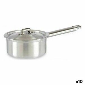 Saucepan with Lid Kinvara Silver Aluminium Ø 12 cm 600 ml 0,6 L 14 ...