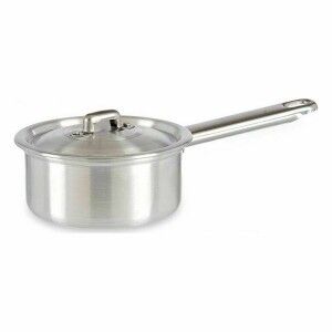 Saucepan with Lid Kinvara Silver Aluminium Ø 12 cm 600 ml 0,6 L 14 ...
