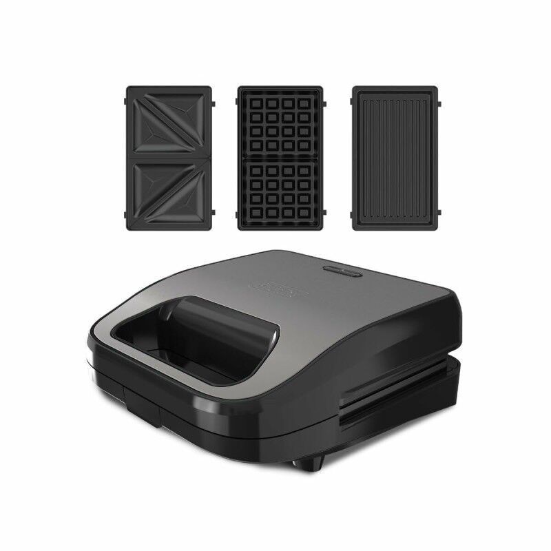 Machine à sandwich Black & Decker BXSA754E 750 W Noir | Appareils ... Machine à sandwich Black & Decker BXSA754E 750 W Noir | Appareils ...