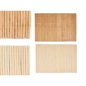 Untersetzer Kinvara Braun Hellbraun Bambus 30 x 44 cm 3,5 x 30 x 3,...