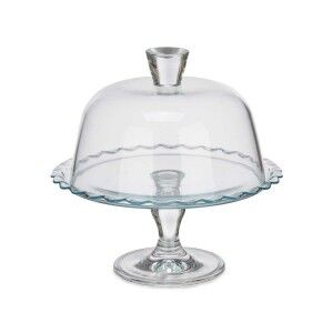Lunch box Transparent Glass 26 x 26 x 26 cm (2 Units) |  Plates, pl...