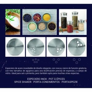 Spice Rack Quttin 170 ml 5 x 5 x 14 cm (24 Units) |  Spice and sauc...