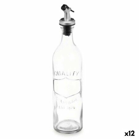 Ölfläschchen Vivalto Durchsichtig Glas Silikon Polypropylen 500 ml ...