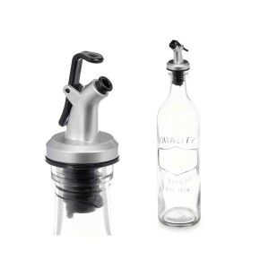 Ölfläschchen Vivalto Durchsichtig Glas Silikon Polypropylen 500 ml ...