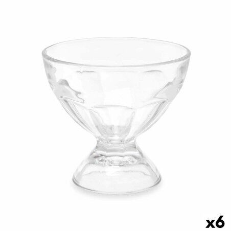 Ice Cream and Milk Shake Glass Vivalto Transparent Glass 280 ml (6 ...