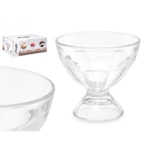 Ice Cream and Milk Shake Glass Vivalto Transparent Glass 280 ml (6 ...