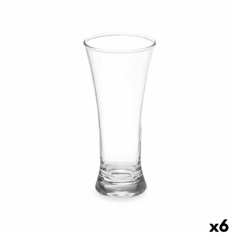 Verre à bière Vivalto Transparent verre 320 ml (6 Unités) |  Verres...