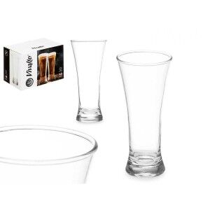 Verre à bière Vivalto Transparent verre 320 ml (6 Unités) |  Verres...