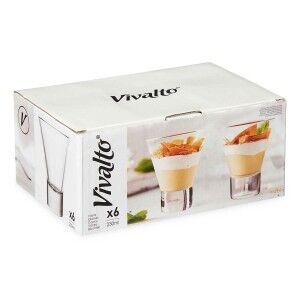 Trinkglas Vivalto Durchsichtig Glas 230 ml (6 Stück) |  Gläser und ...