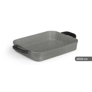 Grill Kinvara Weiß Rot Grau Silikon Aluminium 32 x 25 cm |  Pfannen...