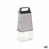 Grater with Container Kinvara Transparent Silver Stainless steel po...