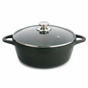 Casserole avec Couvercle Valira 4142/25 Noir |  Poêles et casserole...