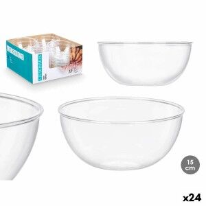 Set of bowls Leknes Transparent Plastic 700 ml 15,2 x 7 x 15,2 cm (...