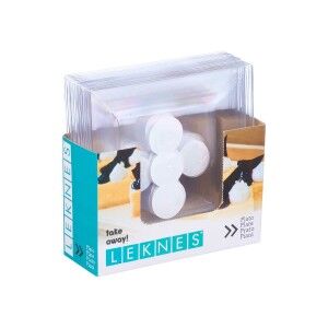 Plate set Leknes CK80668-2-T CK80668-2-T Transparent polystyrene Pl...