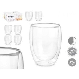 Verre d'eau Vivalto Transparent Verre Borosilicaté 326 ml (6 Unités...