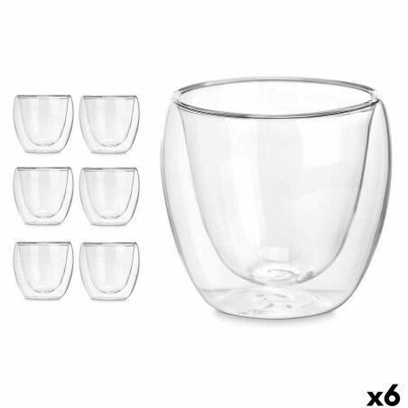 Verre d'eau Vivalto Transparent Verre Borosilicaté 100 ml (6 Unités...