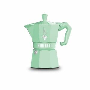 Italian Coffee Pot Bialetti MOKA EXCLUSIVE 6T Green Aluminium 6 Cup...