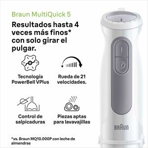 Hand-held Blender Braun MultiQuick 5 MQ 50001 M 1000 W White