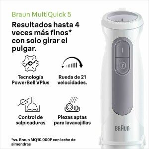 Hand-held Blender Braun MultiQuick 5 MQ 50001 M 1000 W White