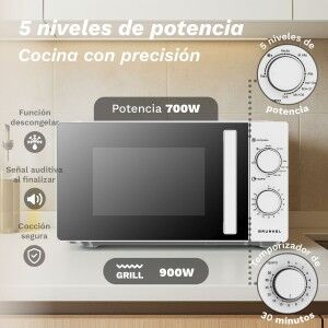 Microwave Grunkel MWG-20GRILL 700 W 20 L