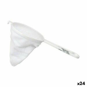 Sieb Franela Weiß 22 x 10 x 12 cm (24 Stück) |  Weiteres Zubehör un...