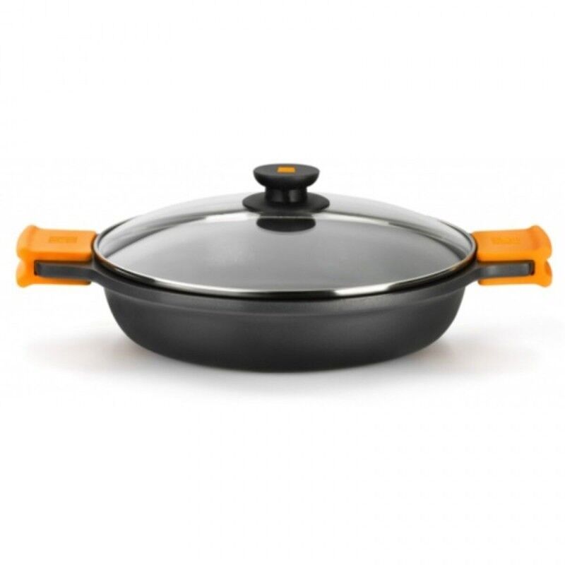 Casserole BRA Braisogona_A270524 Ø 24 cm Black Metal Aluminium Toug...