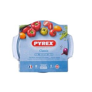 Kasserolle mit Glasabdeckung Pyrex 118A000/5043 Durchsichtig |  Pfa...