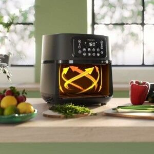 Friteuse à Air Philips HD9285/93 Noir Gris |  Friteuses   | Chef Up