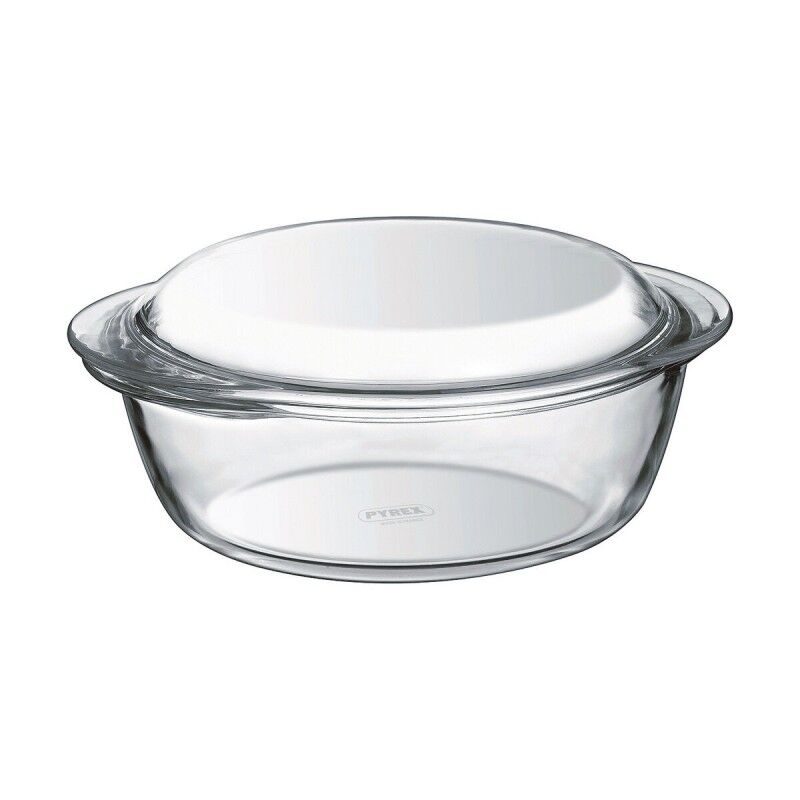 Casserole avec Couvercle Pyrex 1,4 L Blanc Transparent |  Poêles et...