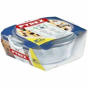 Topf mit Deckel Pyrex 1,4 L Weiß Durchsichtig |  Pfannen und Töpfe ...