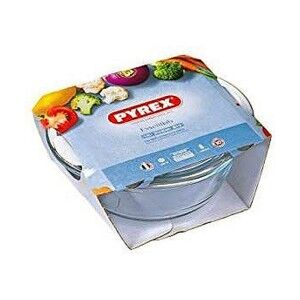 Casserole avec Couvercle Pyrex 1,4 L Blanc Transparent |  Poêles et...
