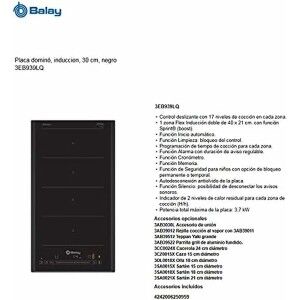 Induction Hot Plate Balay 3EB939LQ |  Stoves and hobs   | Chef Up