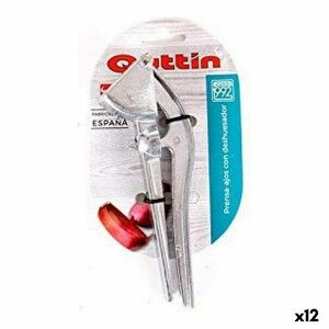 Garlic Press with Stone Remover Quttin 46527 16 x 6 x 3 cm (12 Unit...
