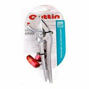 Garlic Press with Stone Remover Quttin 46527 16 x 6 x 3 cm (12 Unit...