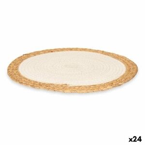 Dessous de plat Kinvara TS23885-W TS23885-W Blanc Marron Coton Algu...